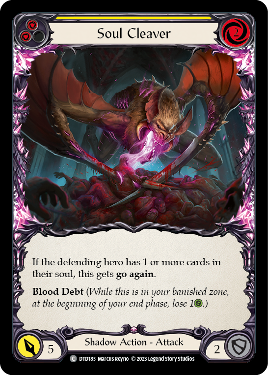 Soul Cleaver (Yellow) - Flesh and Blood TCG - MoxLand