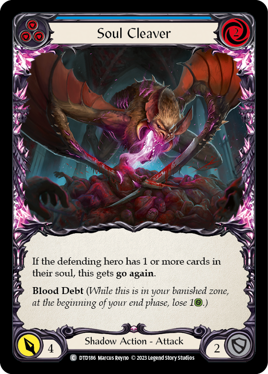 Soul Cleaver (Blue) - Flesh and Blood TCG - MoxLand