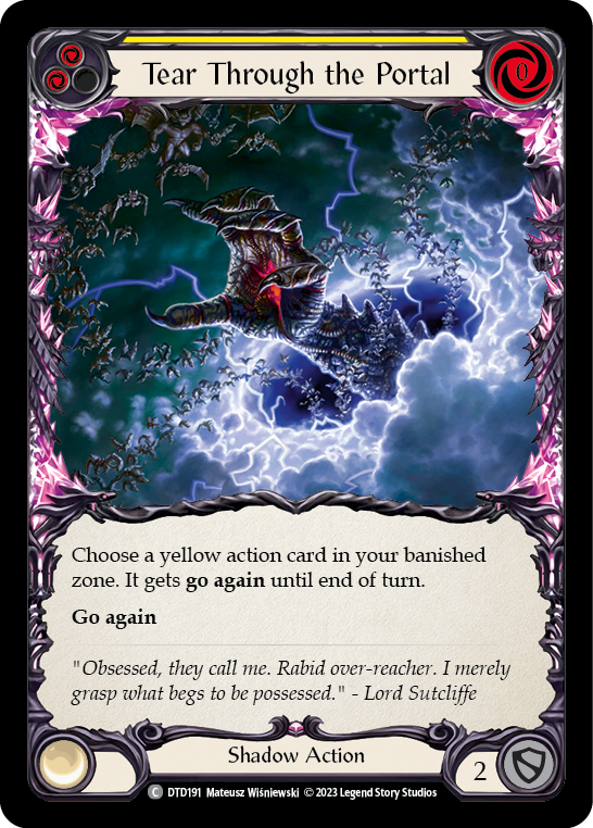 Tear Through the Portal (Yellow) - Flesh and Blood TCG - MoxLand