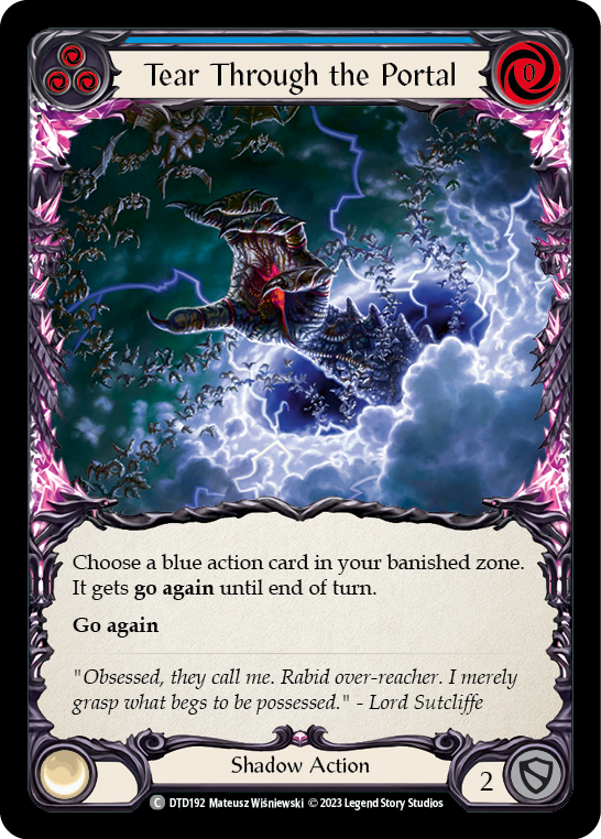 Tear Through the Portal (Blue) - Flesh and Blood TCG - MoxLand