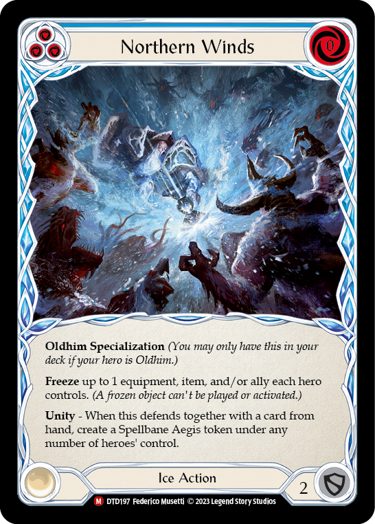 Northern Winds (Blue) - Flesh and Blood TCG - MoxLand