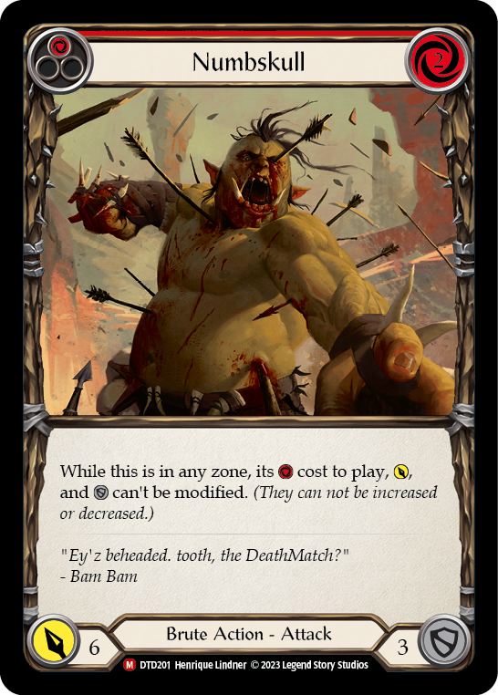 Numbskull (Red) - Flesh and Blood TCG - MoxLand