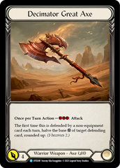 Decimator Great Axe - Flesh and Blood TCG - MoxLand