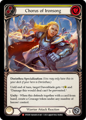 Chorus of Ironsong (Yellow) - Flesh and Blood TCG - MoxLand