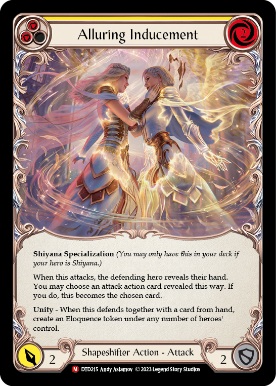 Alluring Inducement (Yellow) - Flesh and Blood TCG - MoxLand