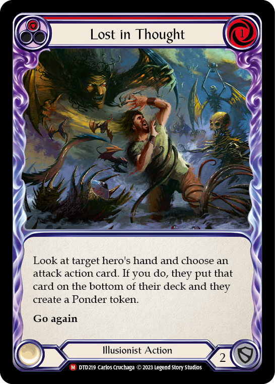Lost in Thought (Red) - Flesh and Blood TCG - MoxLand