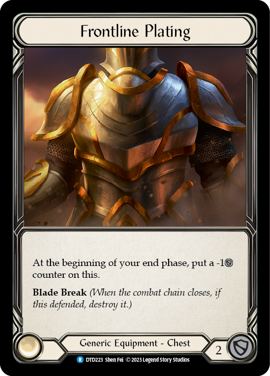 Frontline Plating - Flesh and Blood TCG - MoxLand