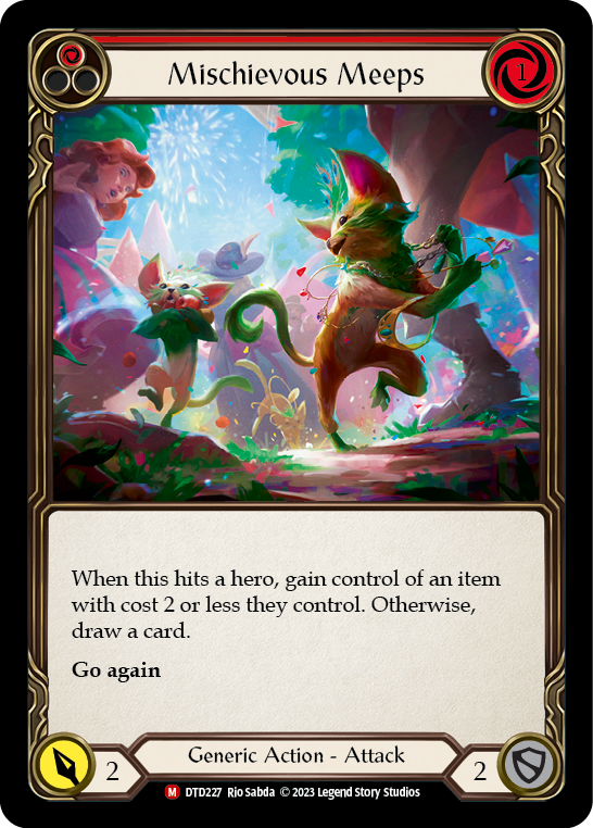 Mischievous Meeps (Red) - Flesh and Blood TCG - MoxLand