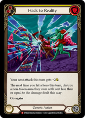 Hack to Reality (Yellow) - Flesh and Blood TCG - MoxLand