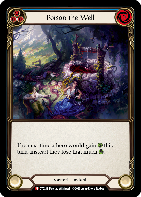 Poison the Well (Blue) - Flesh and Blood TCG - MoxLand