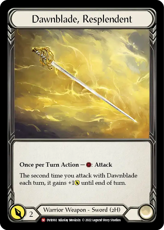 Dawnblade, Resplendent - Flesh and Blood TCG - MoxLand