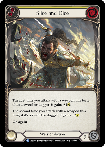 Slice and Dice (Yellow) - Flesh and Blood TCG - MoxLand