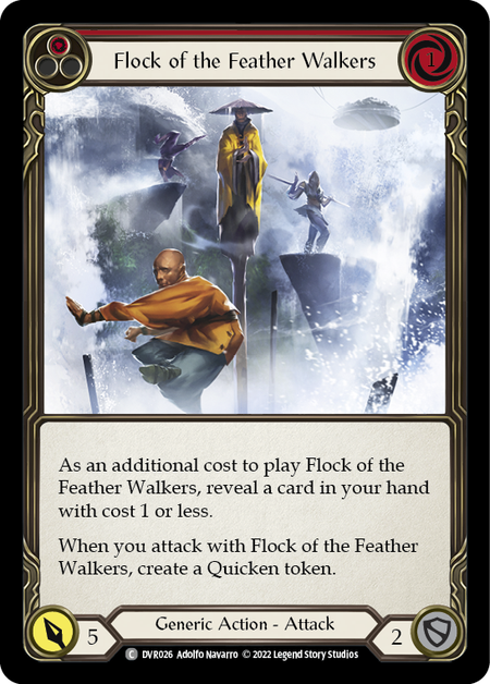 Flock of the Feather Walkers (Red) - Flesh and Blood TCG - MoxLand
