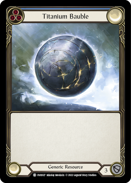 Titanium Bauble (Blue) - Flesh and Blood TCG - MoxLand