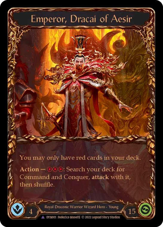 Emperor, Dracai of Aesir - Flesh and Blood TCG - MoxLand