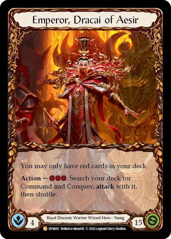 Emperor, Dracai of Aesir - Flesh and Blood TCG - MoxLand