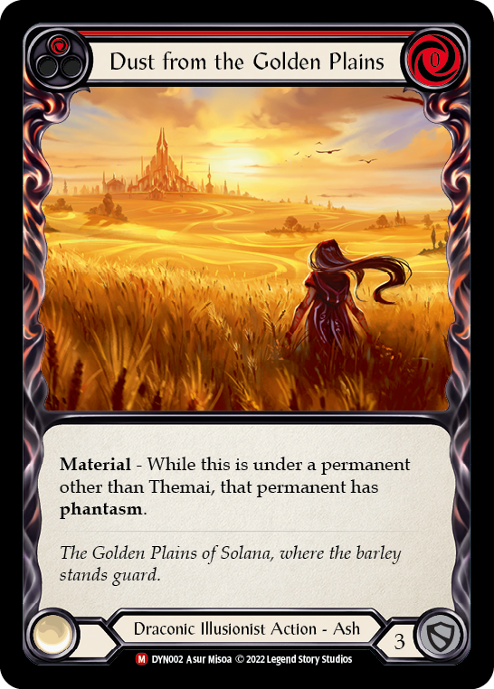 Dust from the Golden Plains (Red) - Flesh and Blood TCG - MoxLand