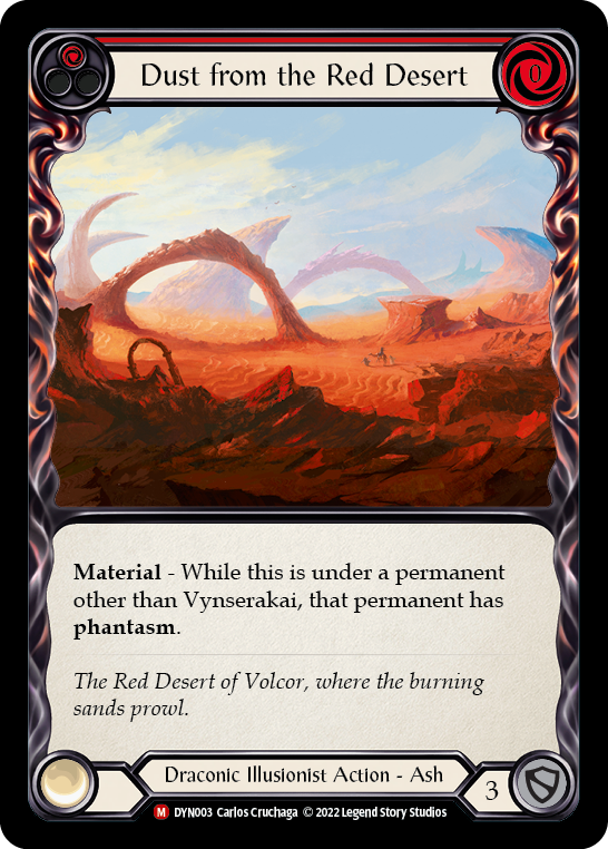 Dust from the Red Desert (Red) - Flesh and Blood TCG - MoxLand