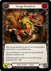 Savage Beatdown (Red) - Flesh and Blood TCG - MoxLand