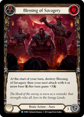 Blessing of Savagery (Red) - Flesh and Blood TCG - MoxLand