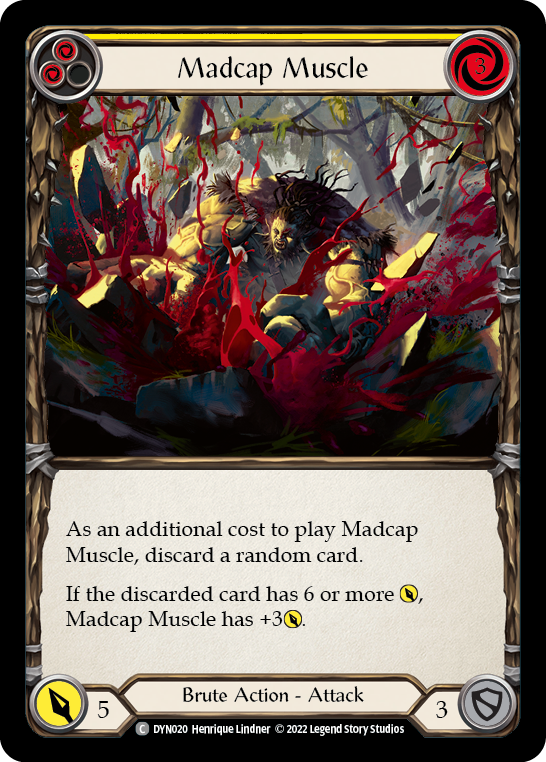 Madcap Muscle (Yellow) - Flesh and Blood TCG - MoxLand