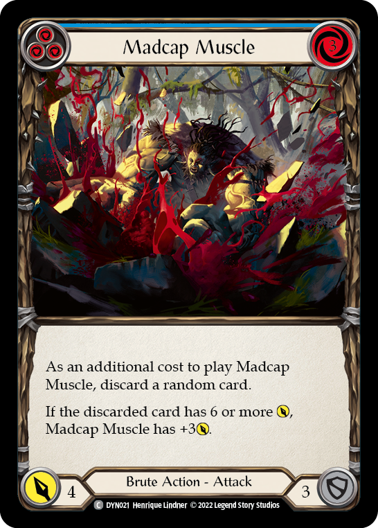 Madcap Muscle (Blue) - Flesh and Blood TCG - MoxLand