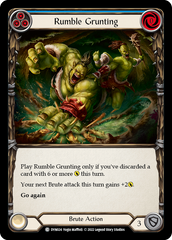Rumble Grunting (Blue) - Flesh and Blood TCG - MoxLand