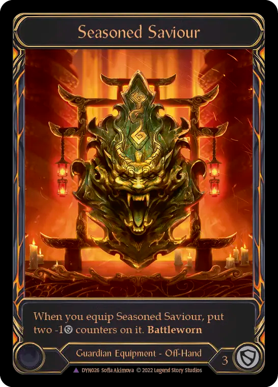 Seasoned Saviour - Flesh and Blood TCG - MoxLand