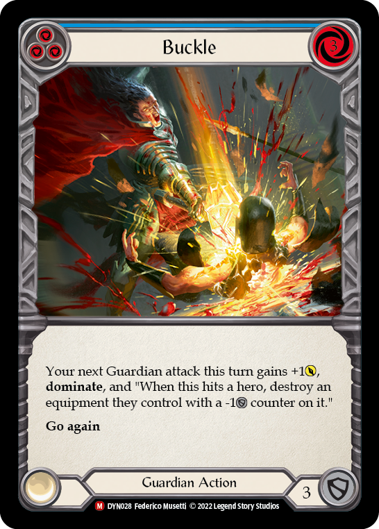 Buckle (Blue) - Flesh and Blood TCG - MoxLand