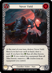 Never Yield (Blue) - Flesh and Blood TCG - MoxLand