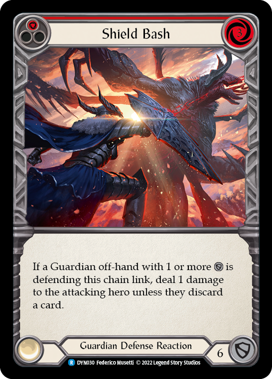 Shield Bash (Red) - Flesh and Blood TCG - MoxLand