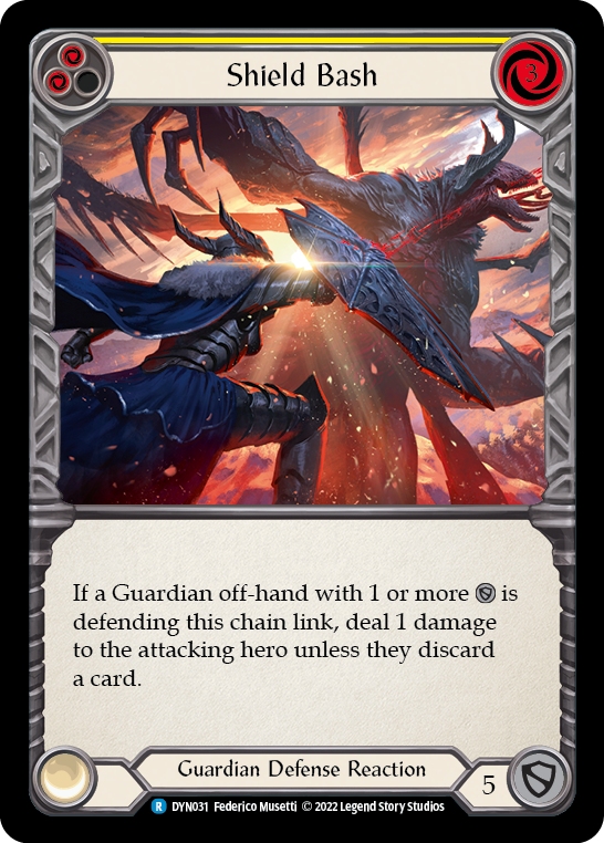 Shield Bash (Yellow) - Flesh and Blood TCG - MoxLand