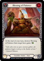Blessing of Patience (Red) - Flesh and Blood TCG - MoxLand