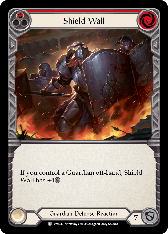 Shield Wall (Red) - Flesh and Blood TCG - MoxLand