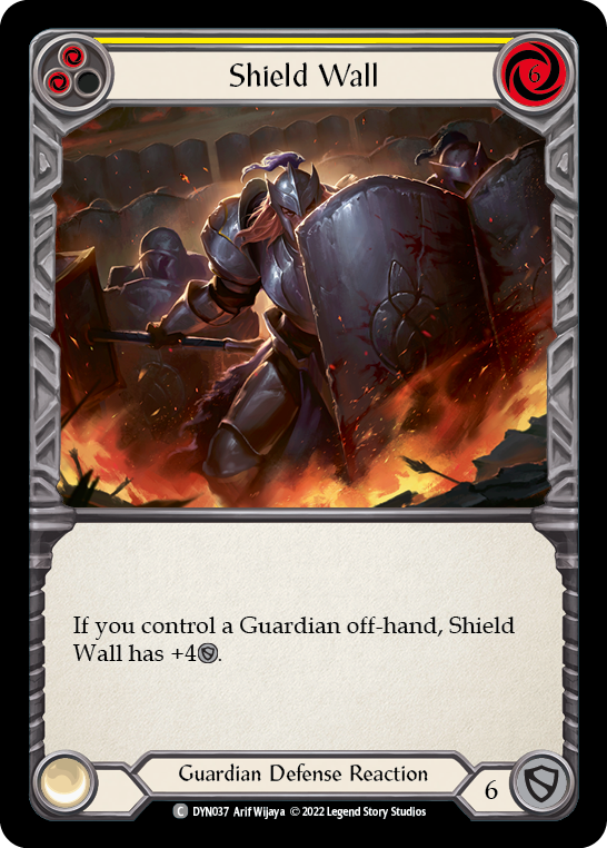 Shield Wall (Yellow) - Flesh and Blood TCG - MoxLand