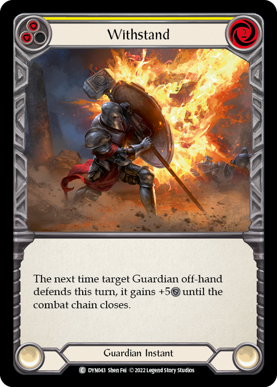 Withstand (Yellow) - Flesh and Blood TCG - MoxLand