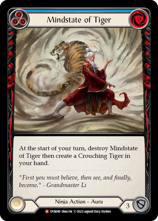 Mindstate of Tiger (Blue) - Flesh and Blood TCG - MoxLand