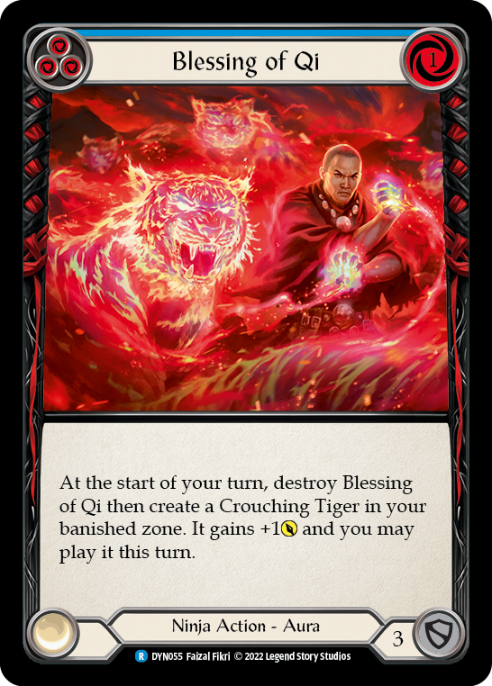 Blessing of Qi (Blue) - Flesh and Blood TCG - MoxLand