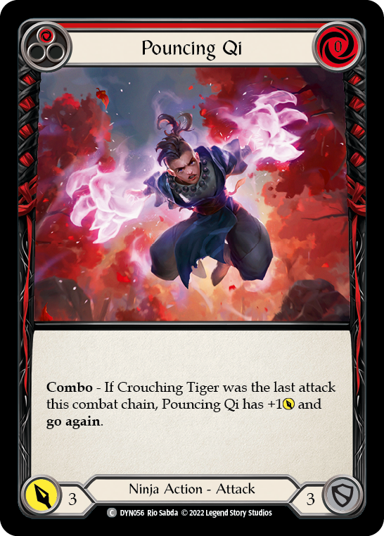 Pouncing Qi (Red) - Flesh and Blood TCG - MoxLand