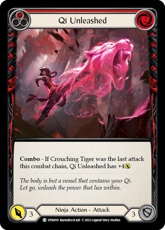 Qi Unleashed (Red) - Flesh and Blood TCG - MoxLand