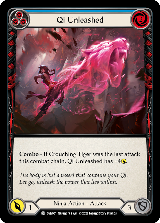 Qi Unleashed (Blue) - Flesh and Blood TCG - MoxLand