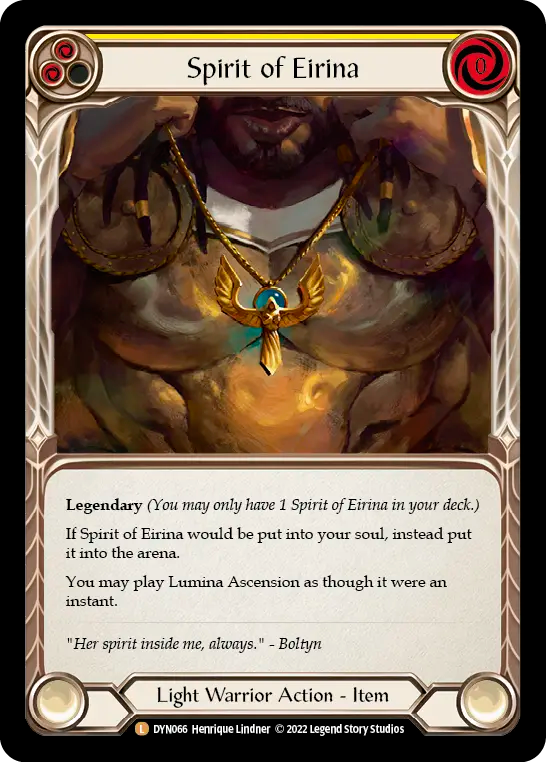 Spirit of Eirina (Yellow) - Flesh and Blood TCG - MoxLand