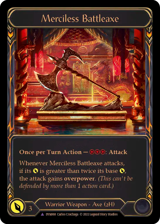 Merciless Battleaxe - Flesh and Blood TCG - MoxLand