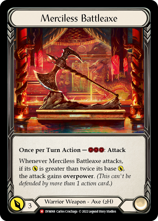 Merciless Battleaxe - Flesh and Blood TCG - MoxLand