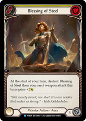 Blessing of Steel (Yellow) - Flesh and Blood TCG - MoxLand