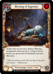 Blessing of Ingenuity (Blue) - Flesh and Blood TCG - MoxLand