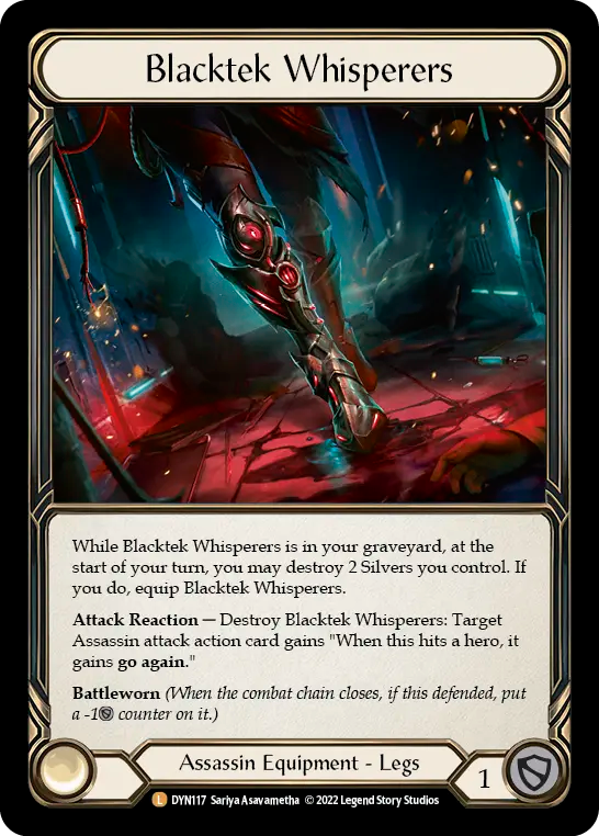 Blacktek Whisperers - Flesh and Blood TCG - MoxLand