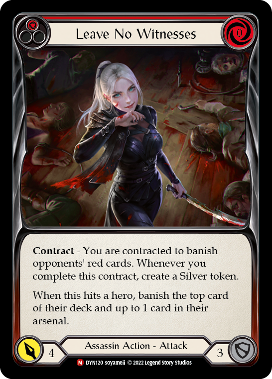 Leave No Witnesses (Red) - Flesh and Blood TCG - MoxLand