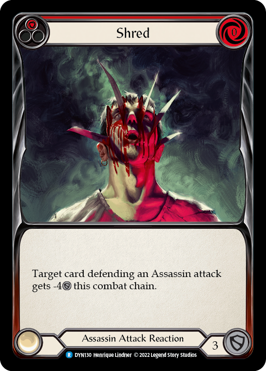 Shred (Red) - Flesh and Blood TCG - MoxLand