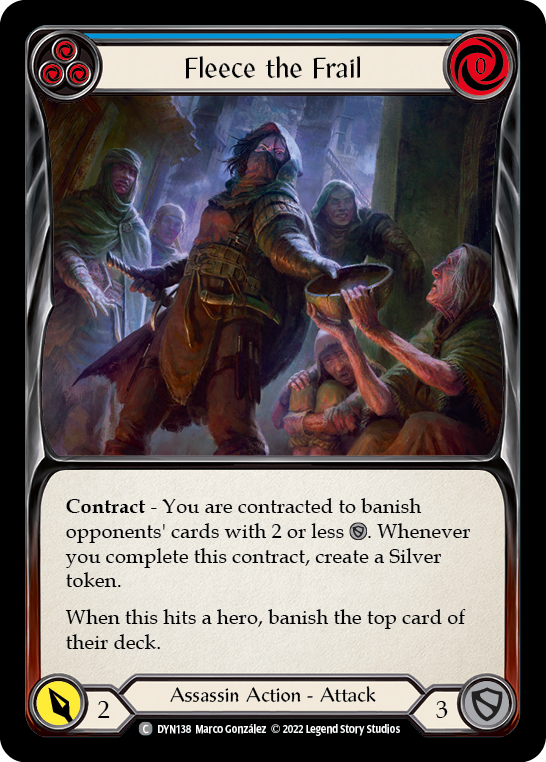 Fleece the Frail (Blue) - Flesh and Blood TCG - MoxLand